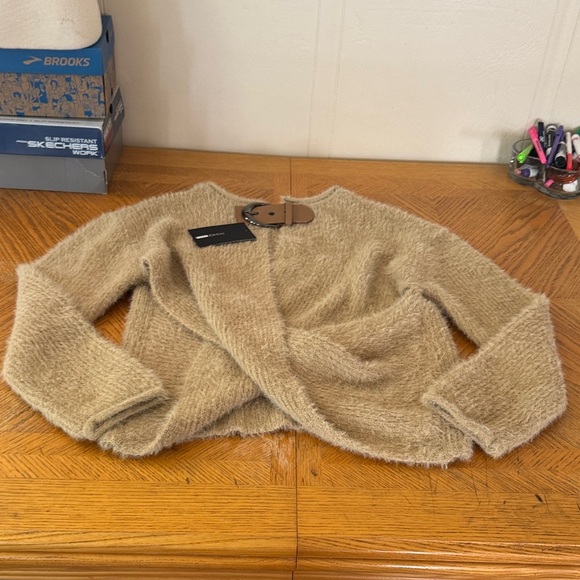 Fashion Nova Mocha Sweater - Picture 1 of 8